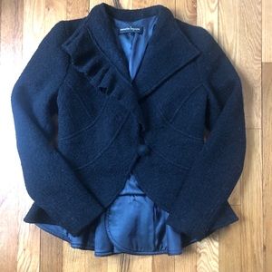 Black Nanette Laporte boucle jacket size 6